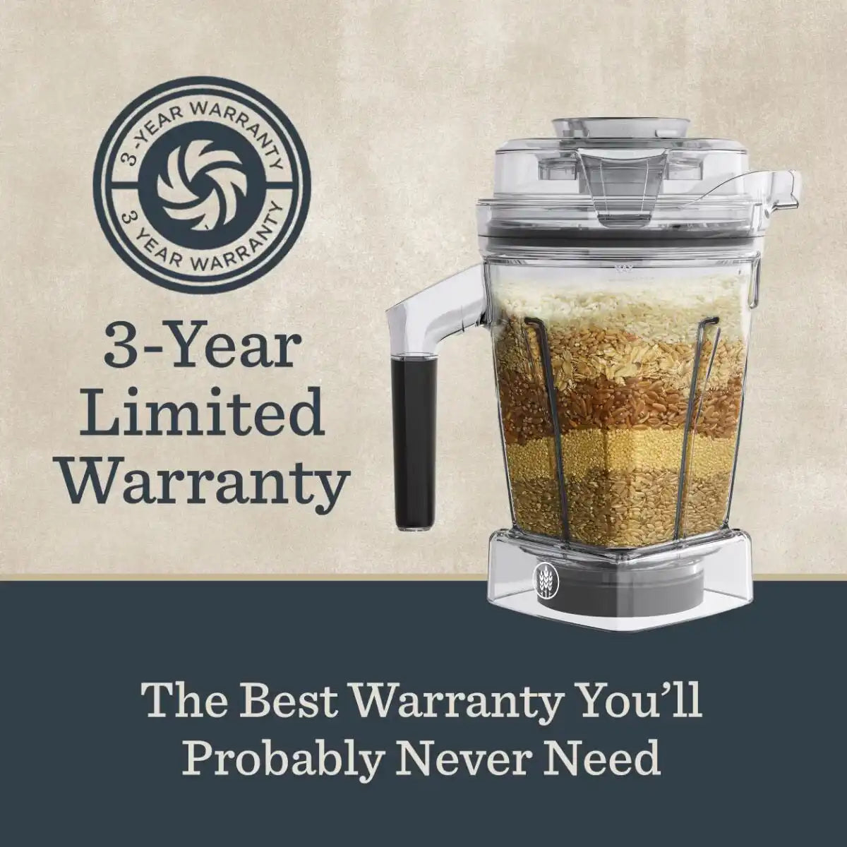 48-ounce Dry Grains Container with SELF-DETECT®
