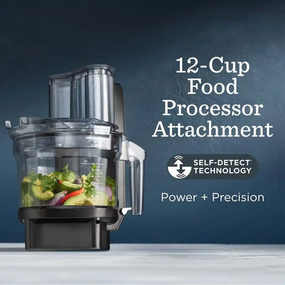 12-Cup Food Processor Attachment with SELF-DETECT®